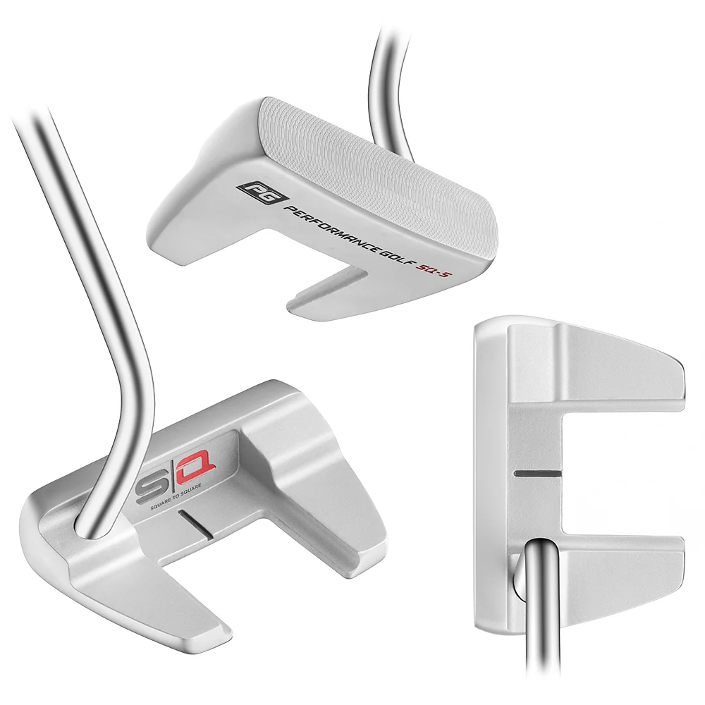 Close up images of SQ putter and it's features